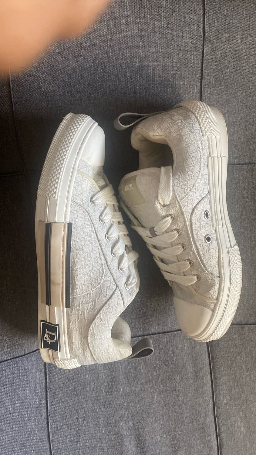 [정품] 디올 오블리크 B23 로우탑 투톤 스니커즈 270  상품이미지2