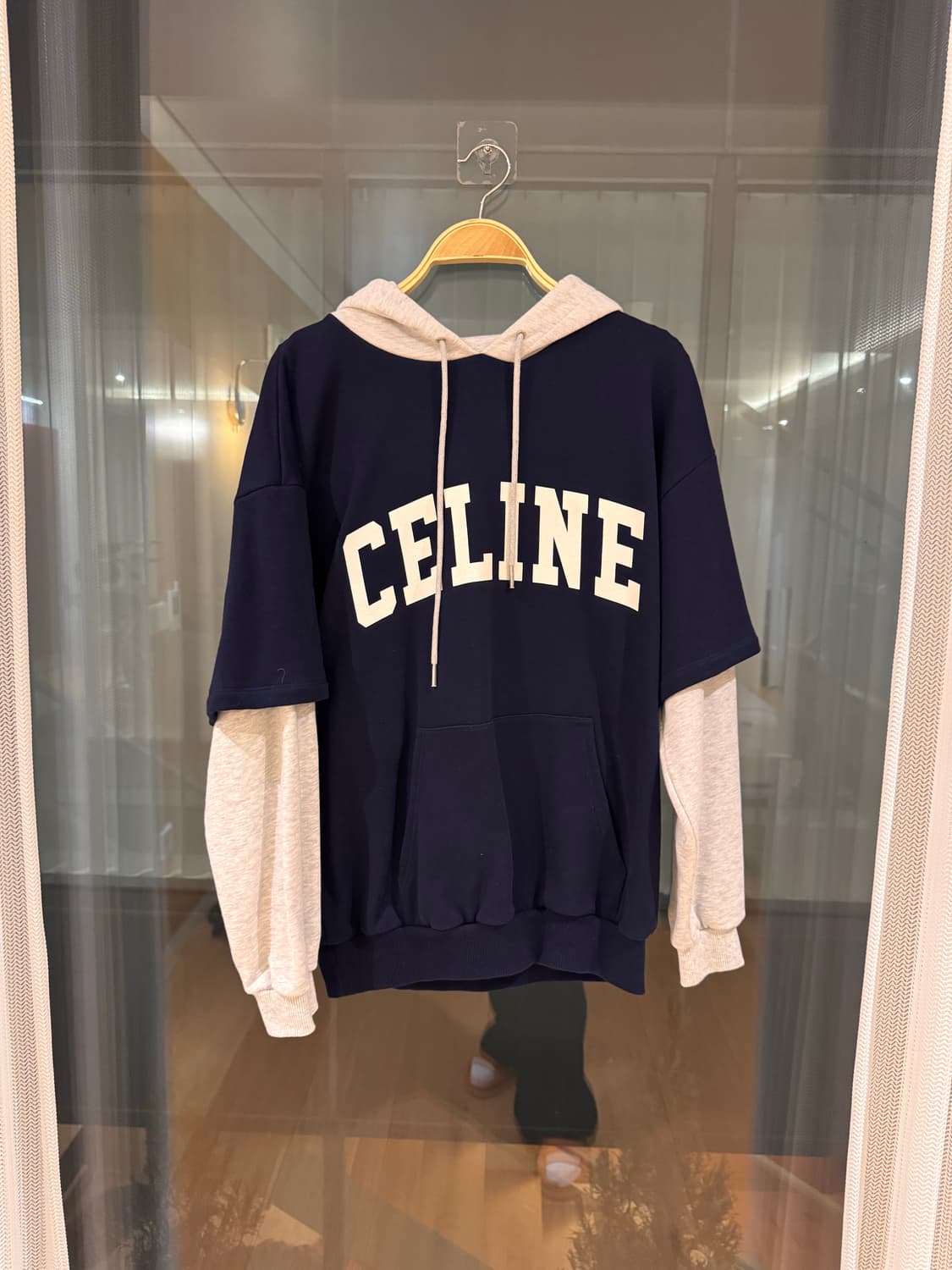 셀린느 레이어드 후드 후디 상품이미지1