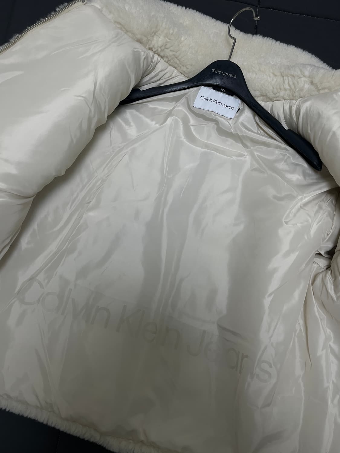 캘빈클라인 ck로고 양털 후리스(size s) 상품이미지3