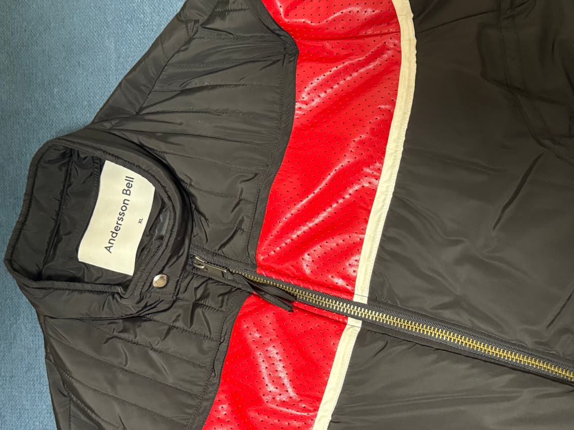 [XL] 앤더슨벨 바이커 패디드 점퍼 자켓 상품이미지4