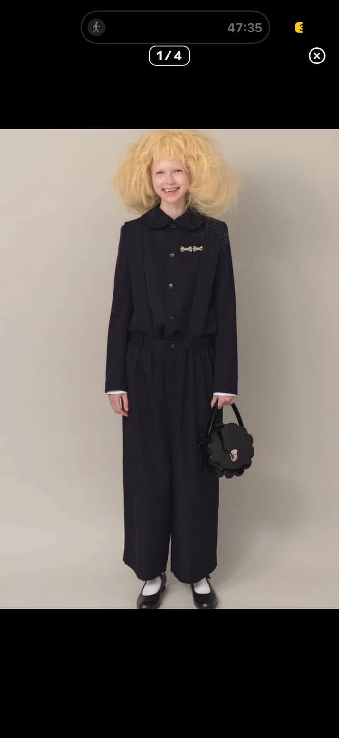 [M] 꼼데가르송 걸 22fw 자켓 + 스커트 셋업 상품이미지2