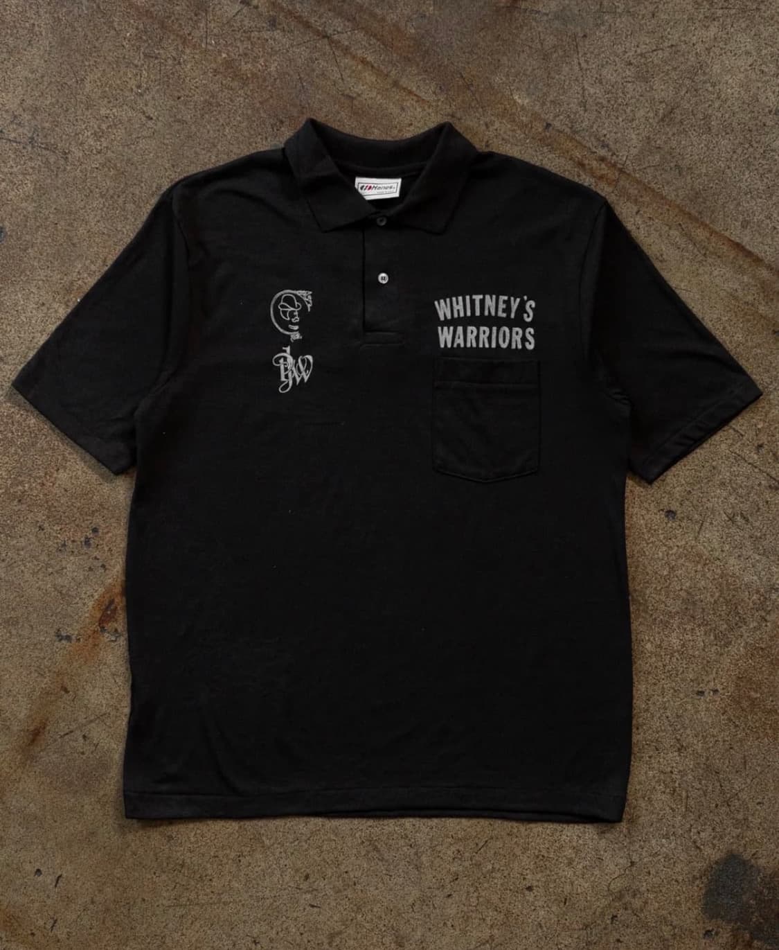 80s usa 헤인즈 폴로 티셔츠 싱글스티치 상품이미지7