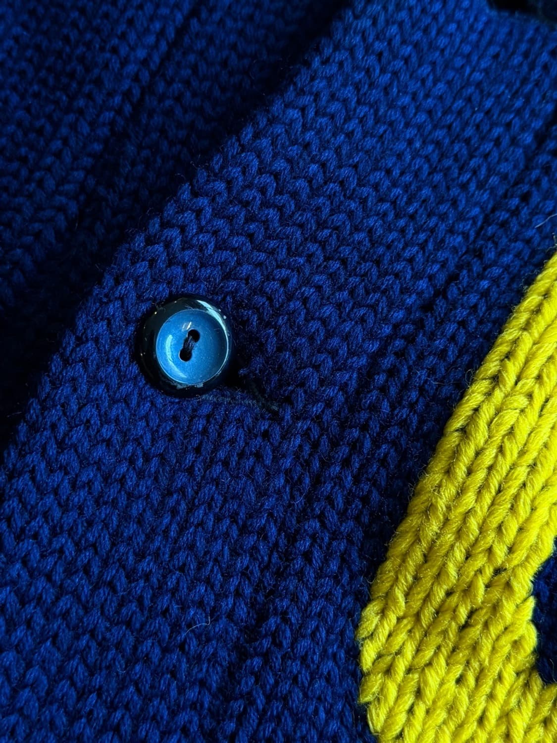 80s 브로드웨이 니팅 밀스 레터맨 가디건 100 상품이미지4