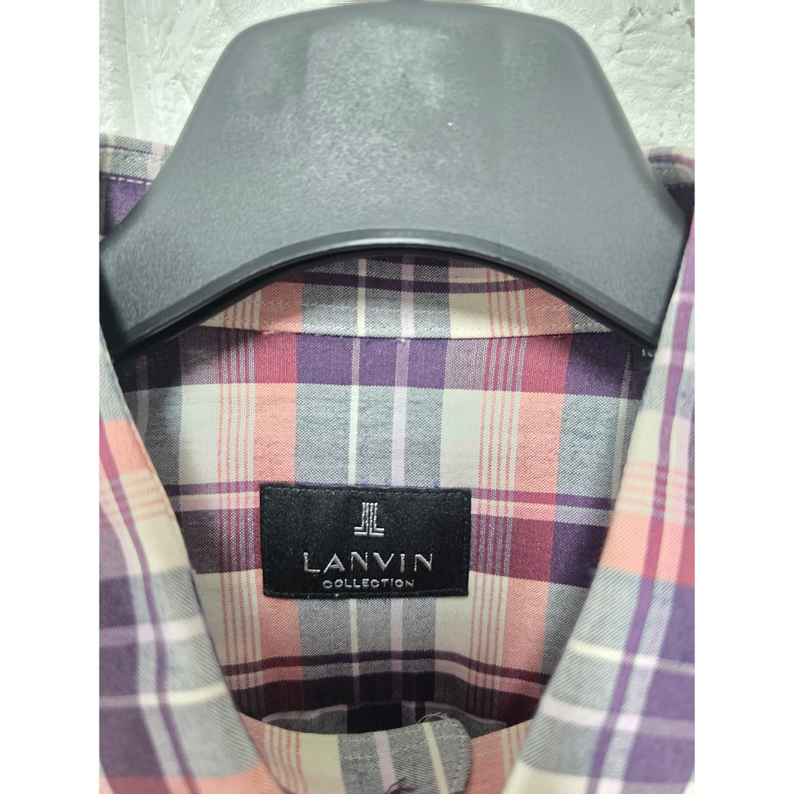 한섬 랑방 옴므 체크 셔츠 105 상품이미지2