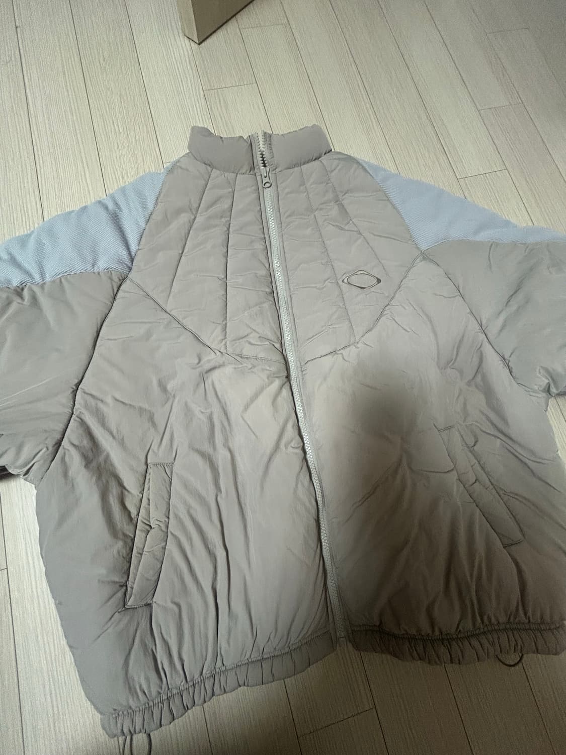 미스치프 롬버스 팀 다운 자켓 (베이지,L사이즈) 상품이미지3