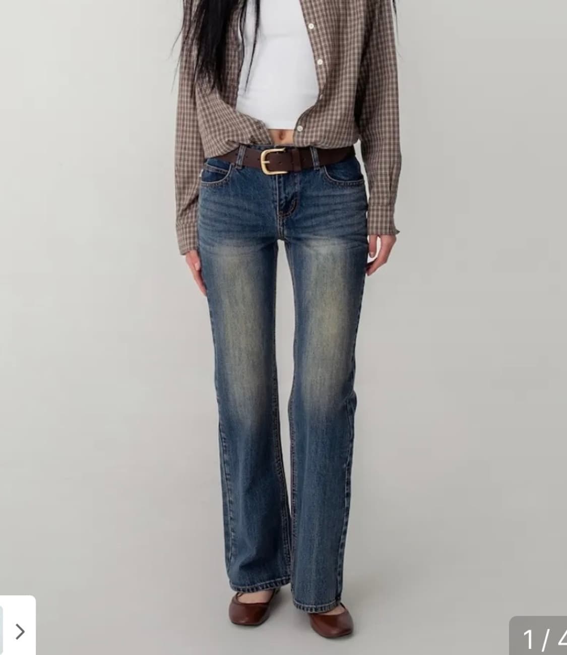 글로니 로데오진 빈티지블루 XS(새상품) 상품이미지2