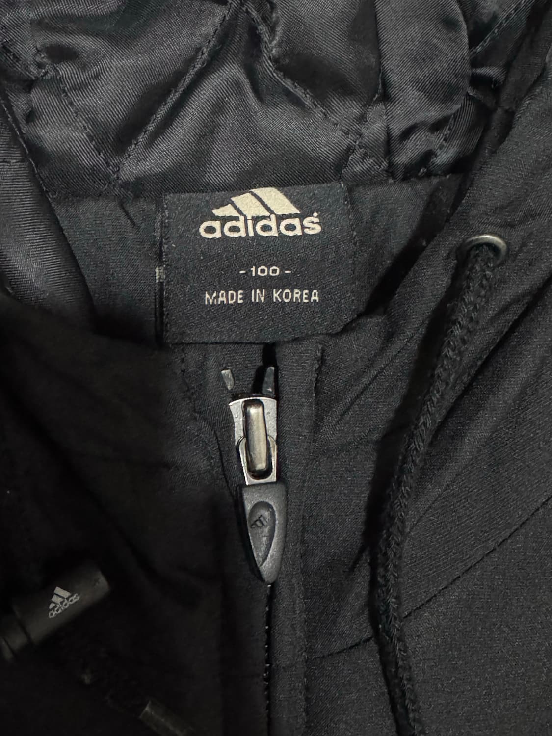 [100] 아디다스 올드스쿨 검/빨 빅로고 후드점퍼  상품이미지5