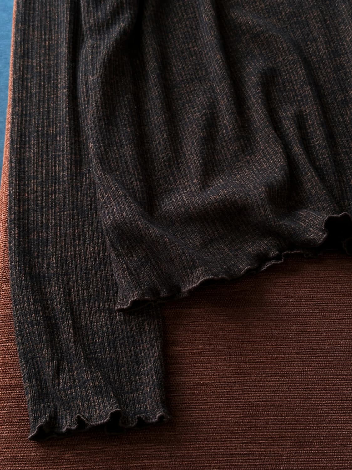 High gauge shirred design stretched top 상품이미지4