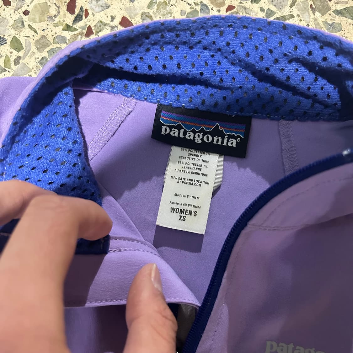 파타고니아(Patagonia) 라벤더 여성 바람막이 자켓 상품이미지4