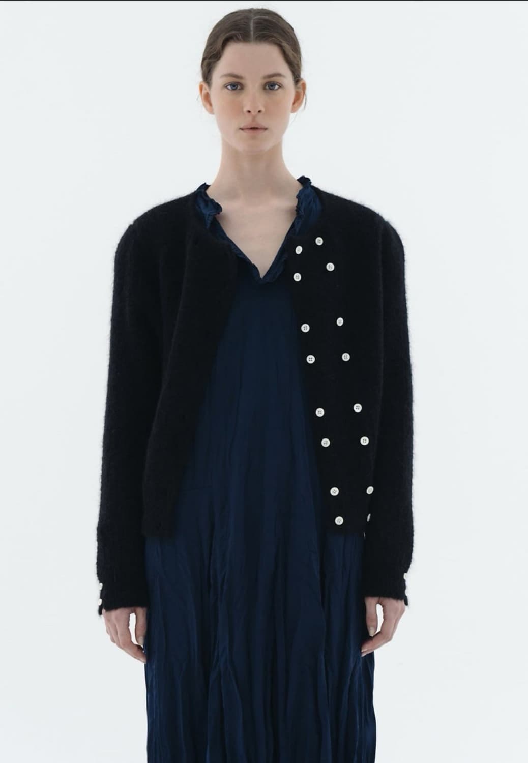 비아플레인 링커 가디건 블랙 상품이미지2