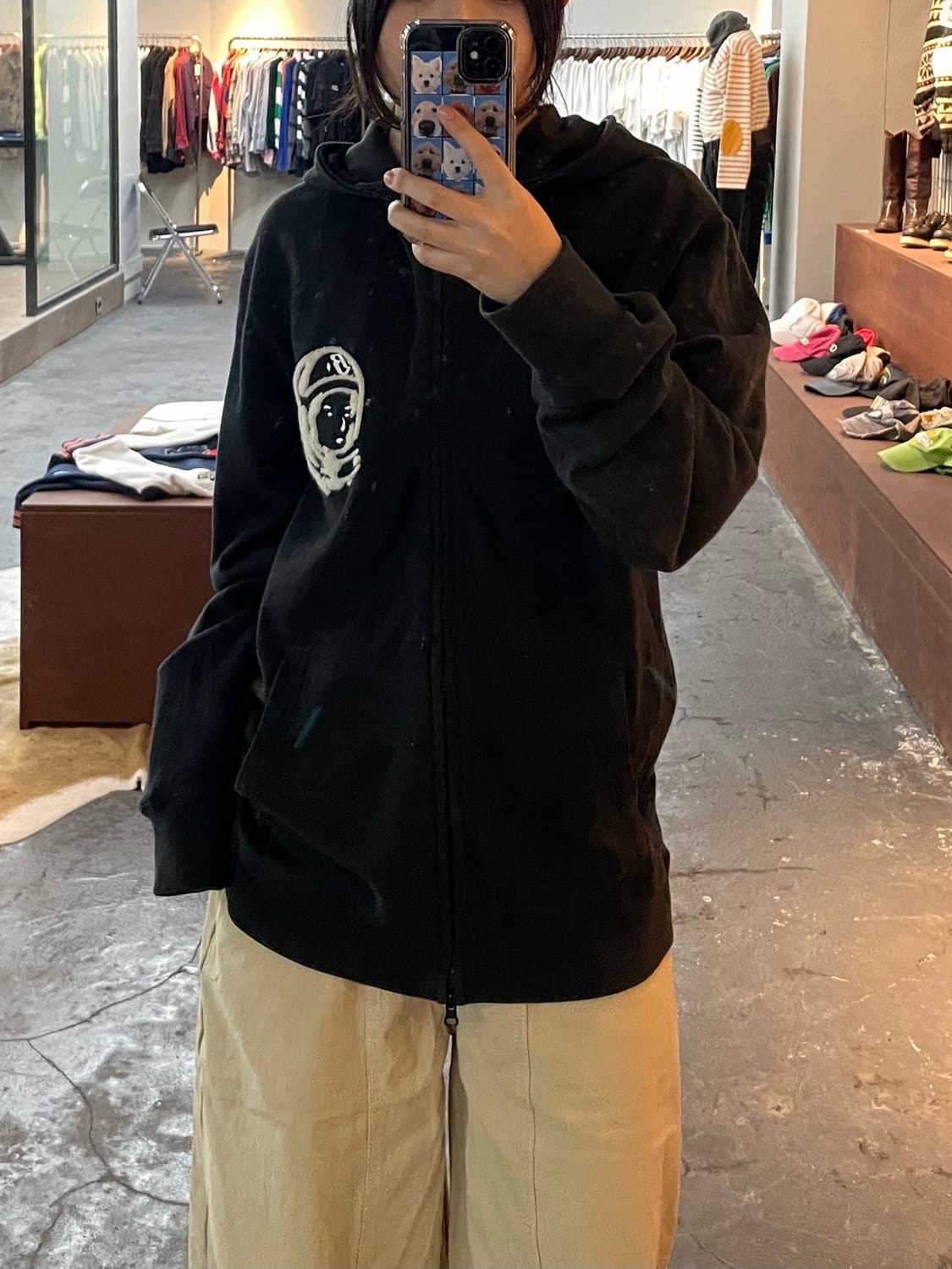 빌리언보이스클럽 블랙 후드 H296 상품이미지1