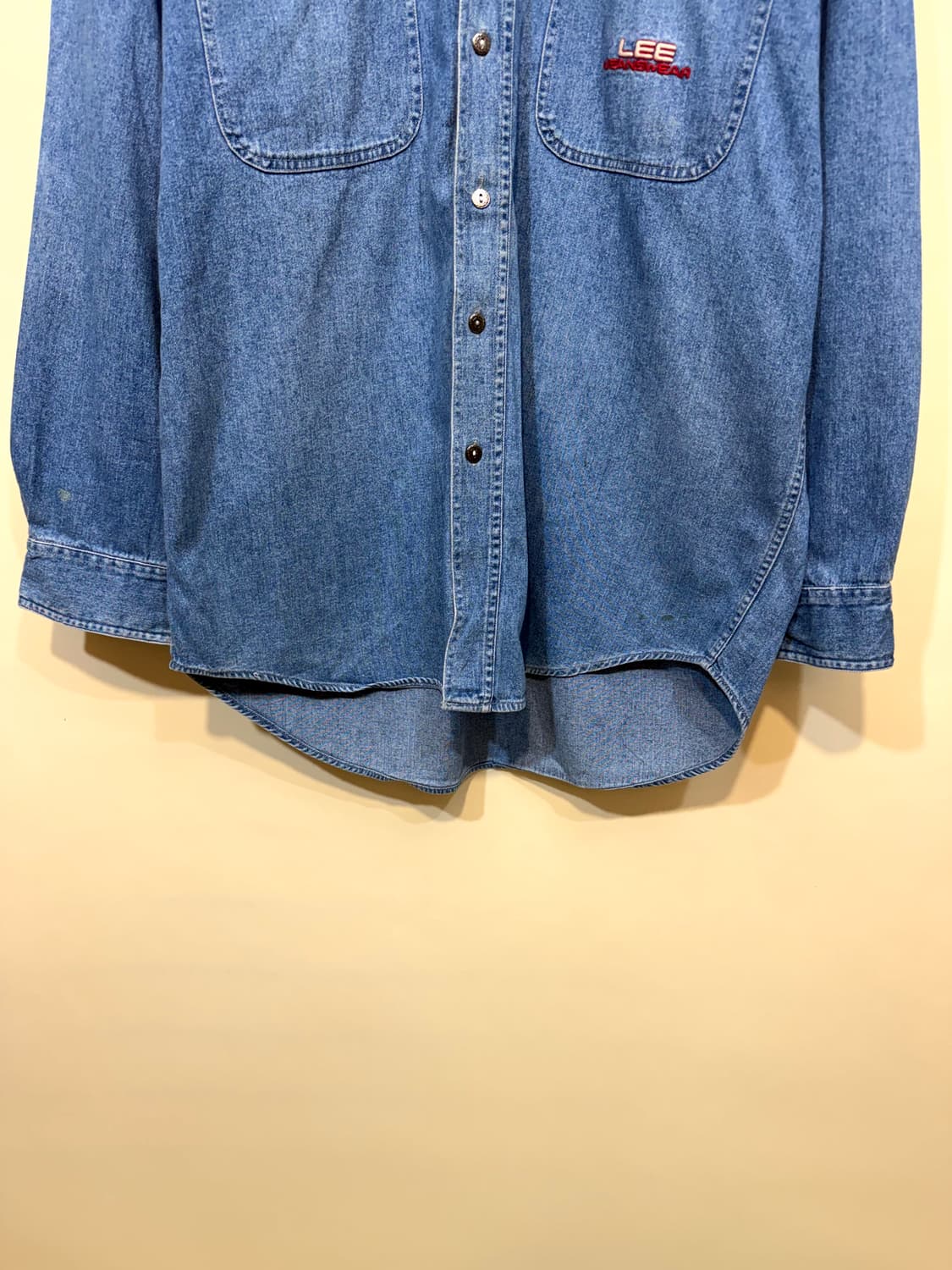 90's Lee Union Made 데님워크 셔츠 상품이미지7