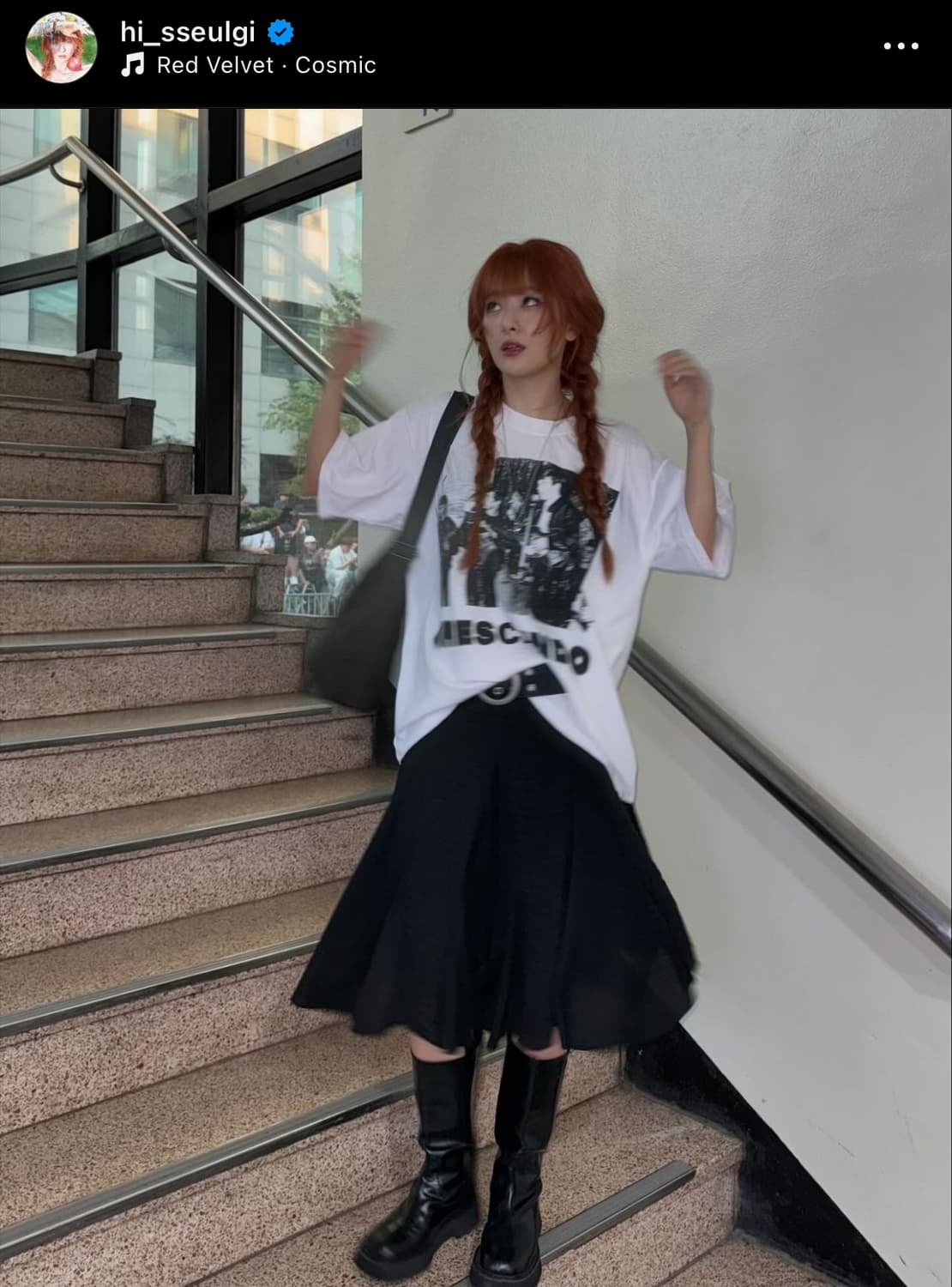 다이닛 CRESCENDO GRAPHICS T-SHIRT WHITE 상품이미지10