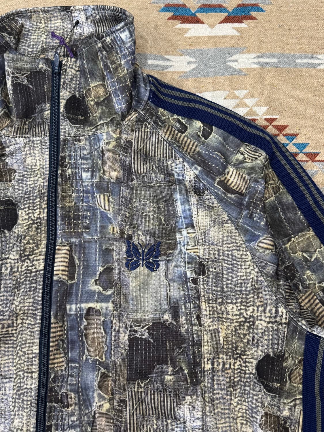 [L] 니들스 L.H.P 별주 보로 프린팅 트랙 자켓  상품이미지3