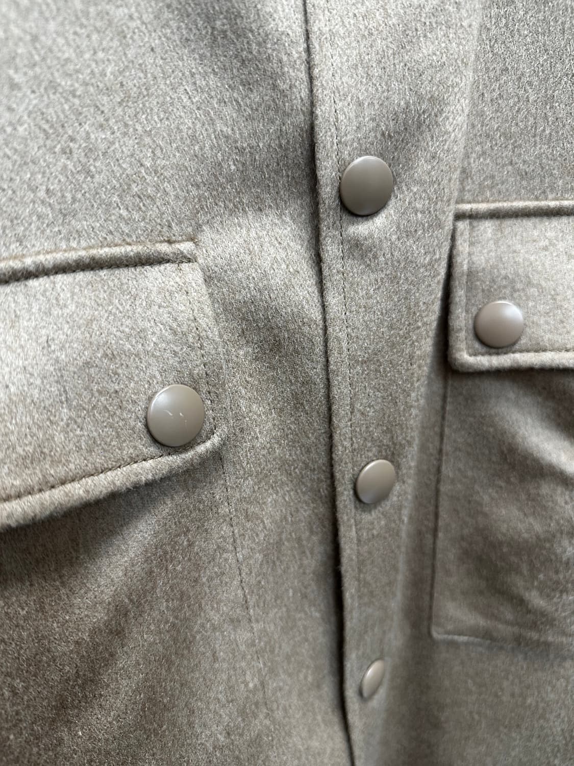 프라다 카멜 헤어 셔츠 자켓 (105 110)  상품이미지7