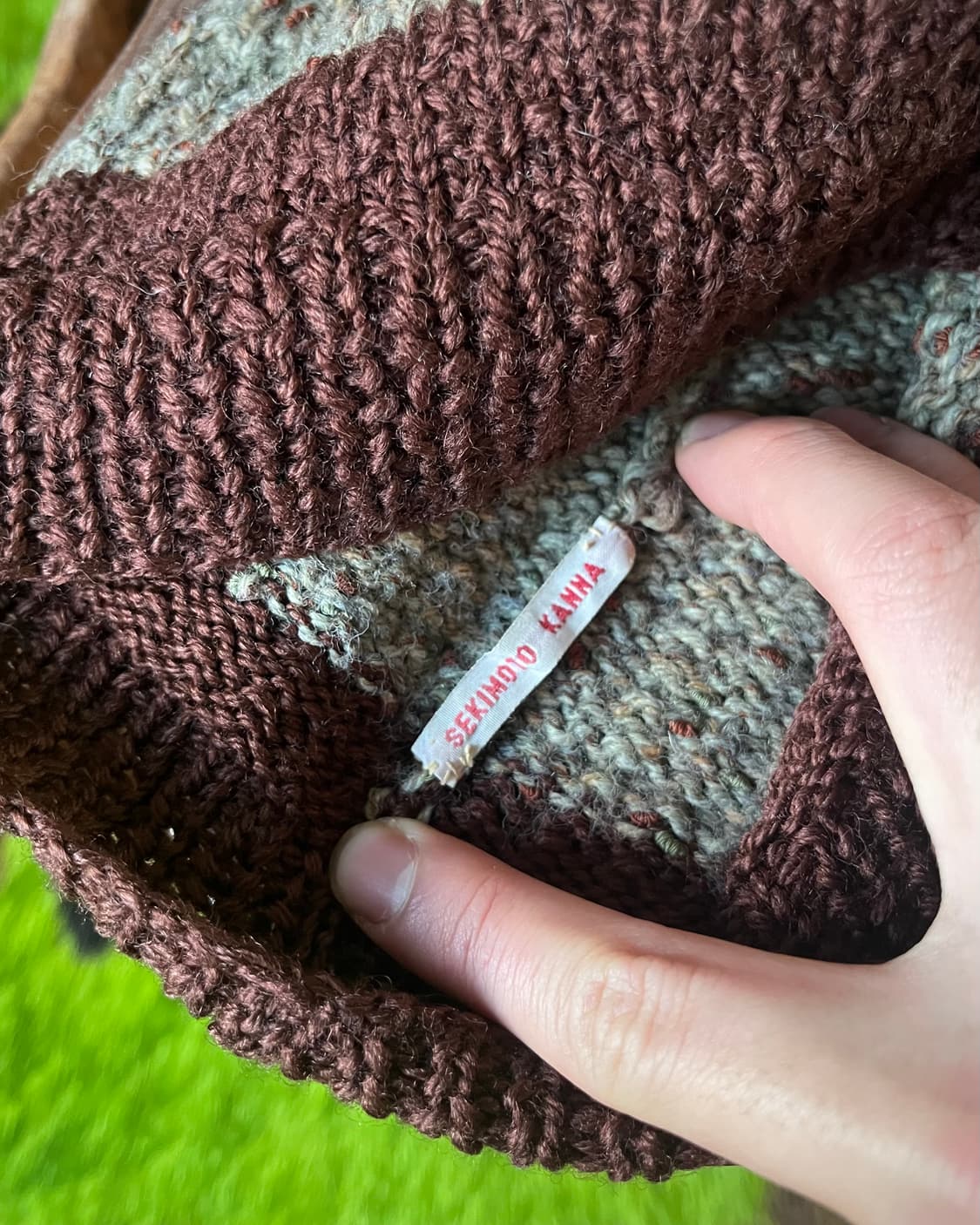 SEKIMOTO KANNA Japan Hand Wool Knit Hat 상품이미지8