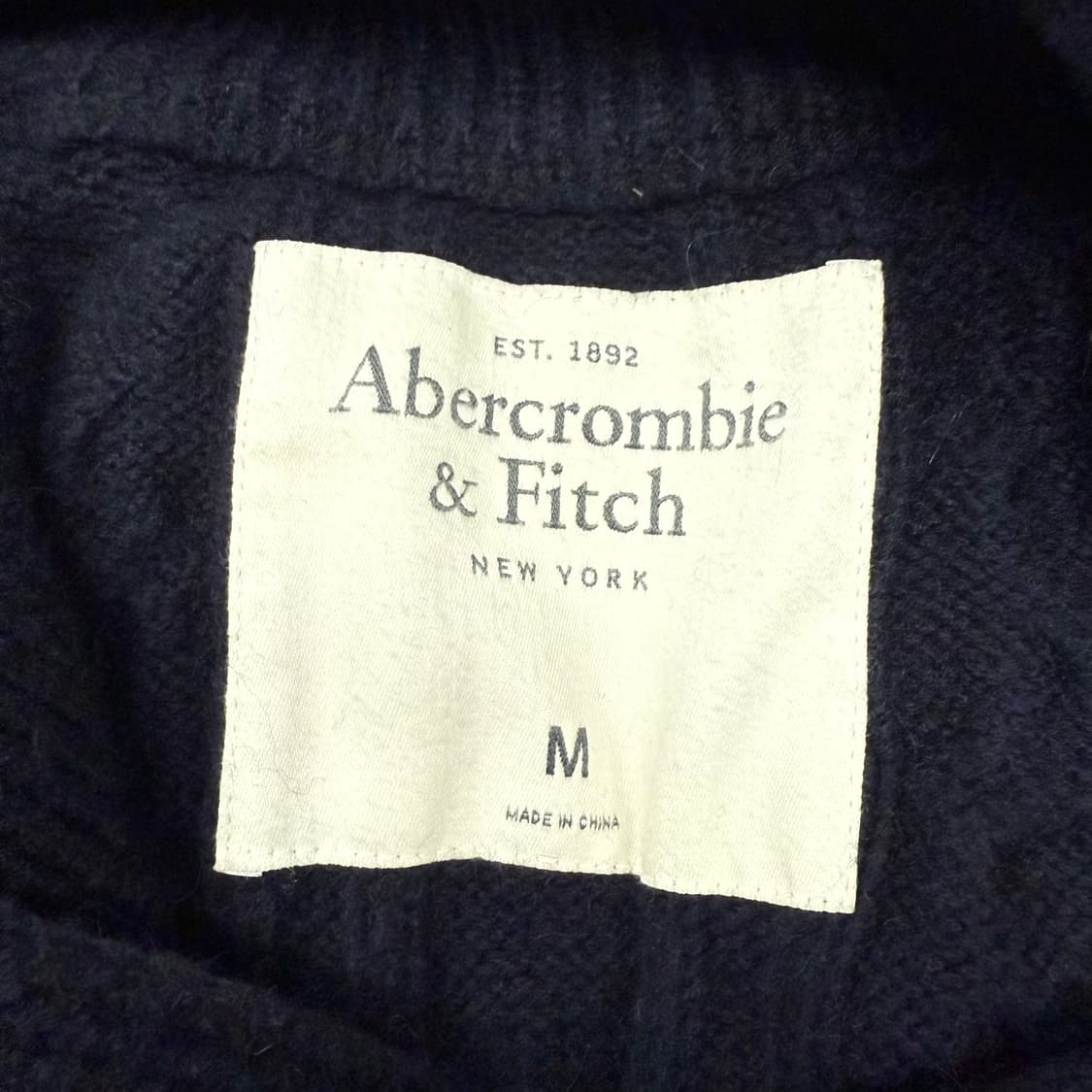 아베크롬비 꽈배기 니트 카라 가디건  상품이미지5