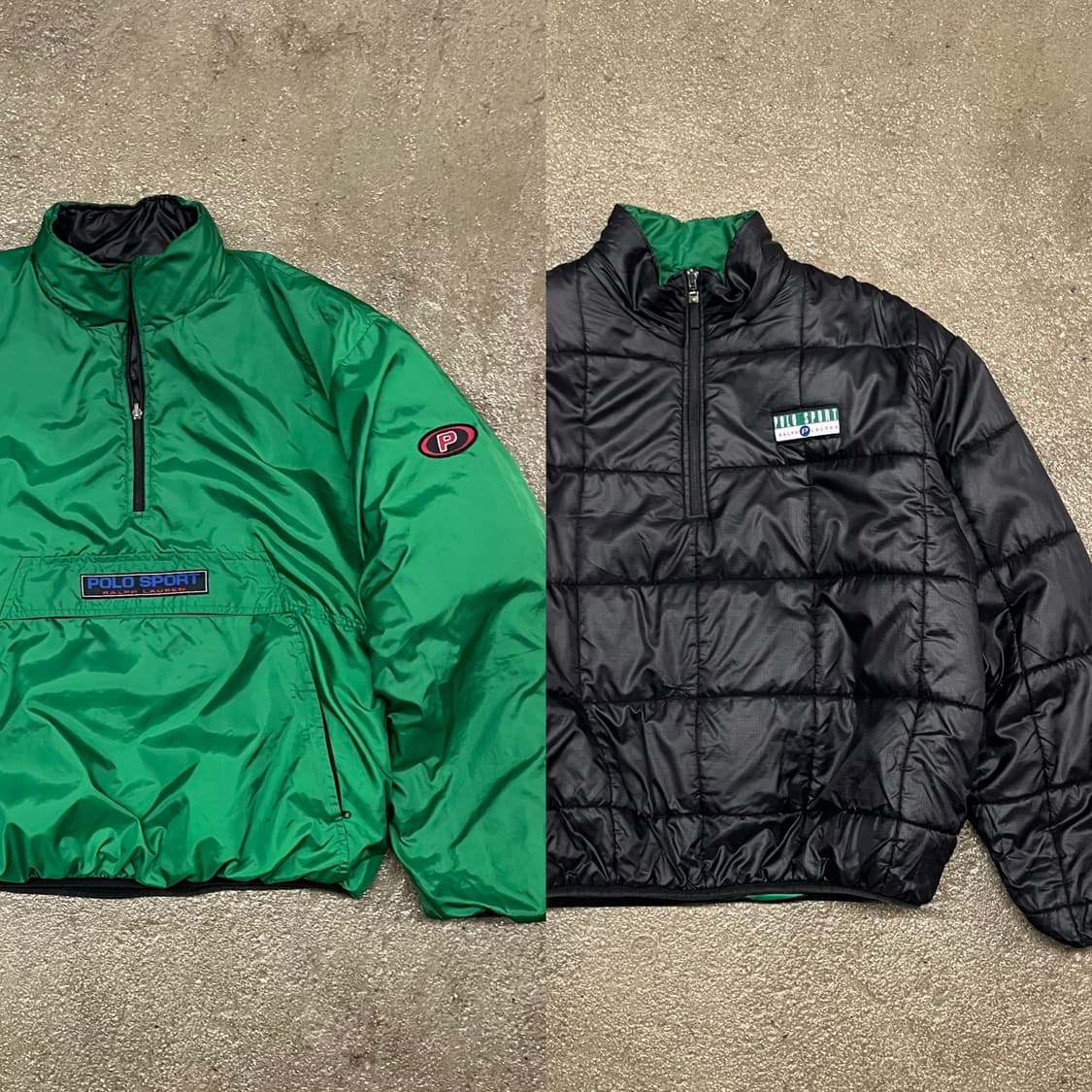 90s 폴로스포츠 리버시블 패딩 자켓 (110) 상품이미지1