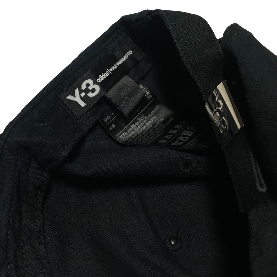 Y-3 요지야마모토 클래식 자수 로고 볼캡 모자 상품이미지5