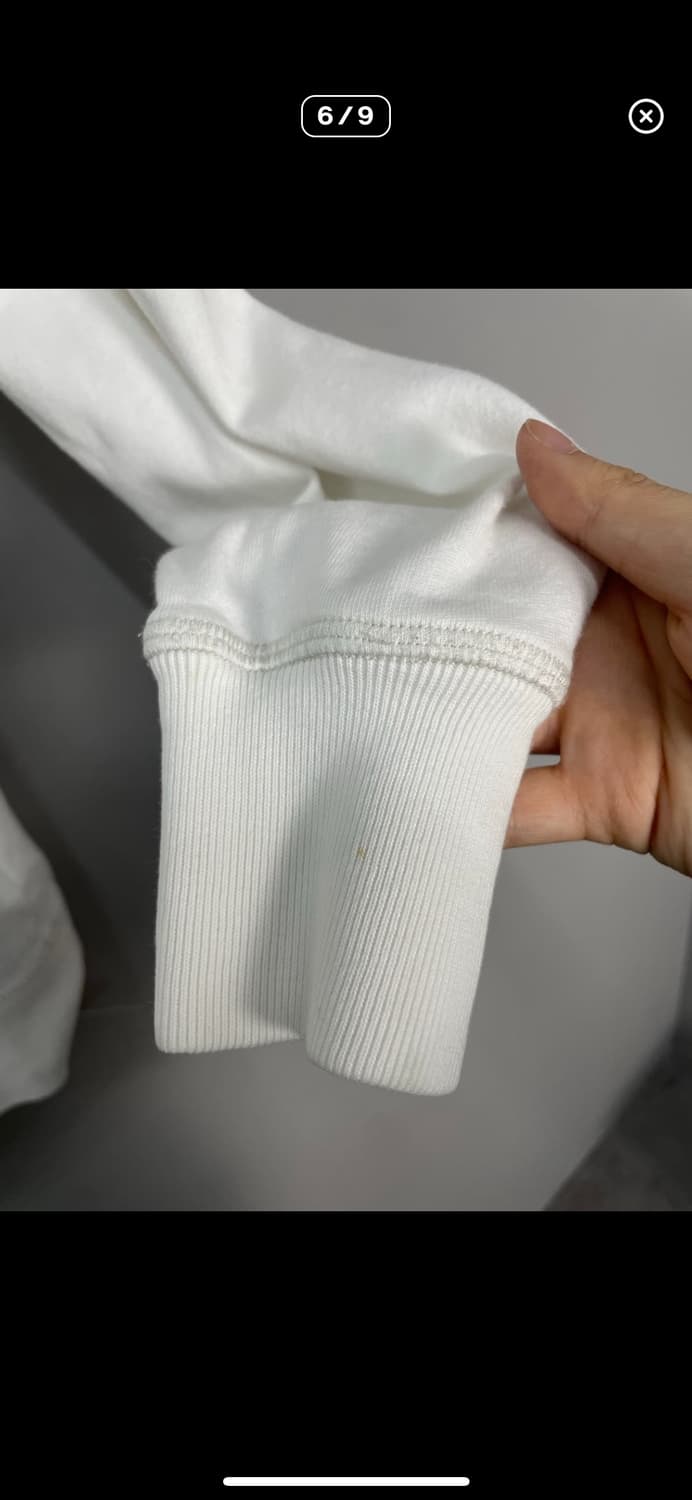 갭 화이트 스펠로고 후드집업 A3584 상품이미지6