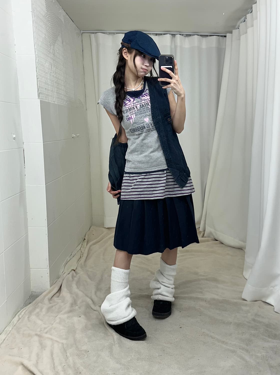 데일리 네이비 니혼진 코디세트 상품이미지2