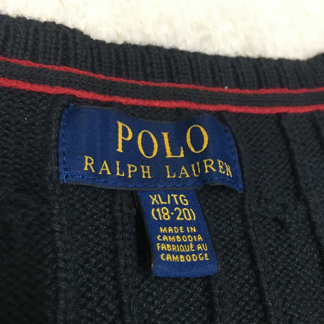 폴로 여성 꽈배기니트 CC13 상품이미지2