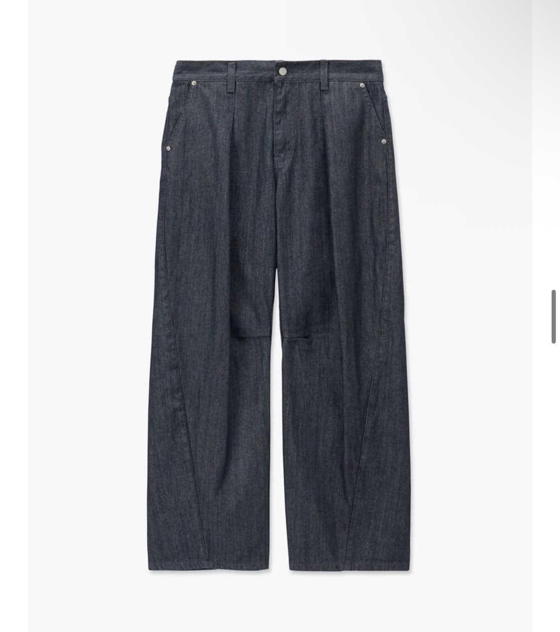 [새상품]르마드 커브드 와이드 데님 팬츠 상품이미지1