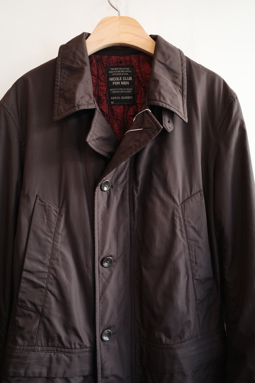 NICOLE CLUB FOR MAN 투웨이집업 스트링점퍼 상품이미지2