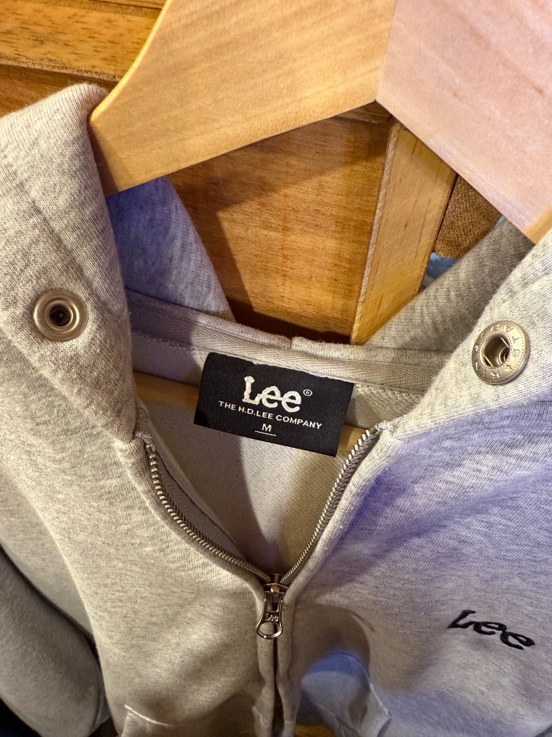 리 그레이 후드집업 상품이미지2