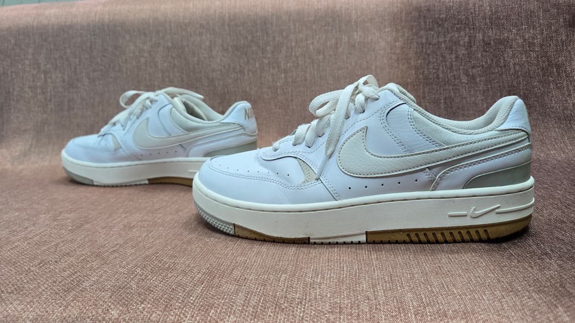 나이키 270mm- 레더 감마 포스 스니커즈 화이트 샌드 드리프트 상품이미지4