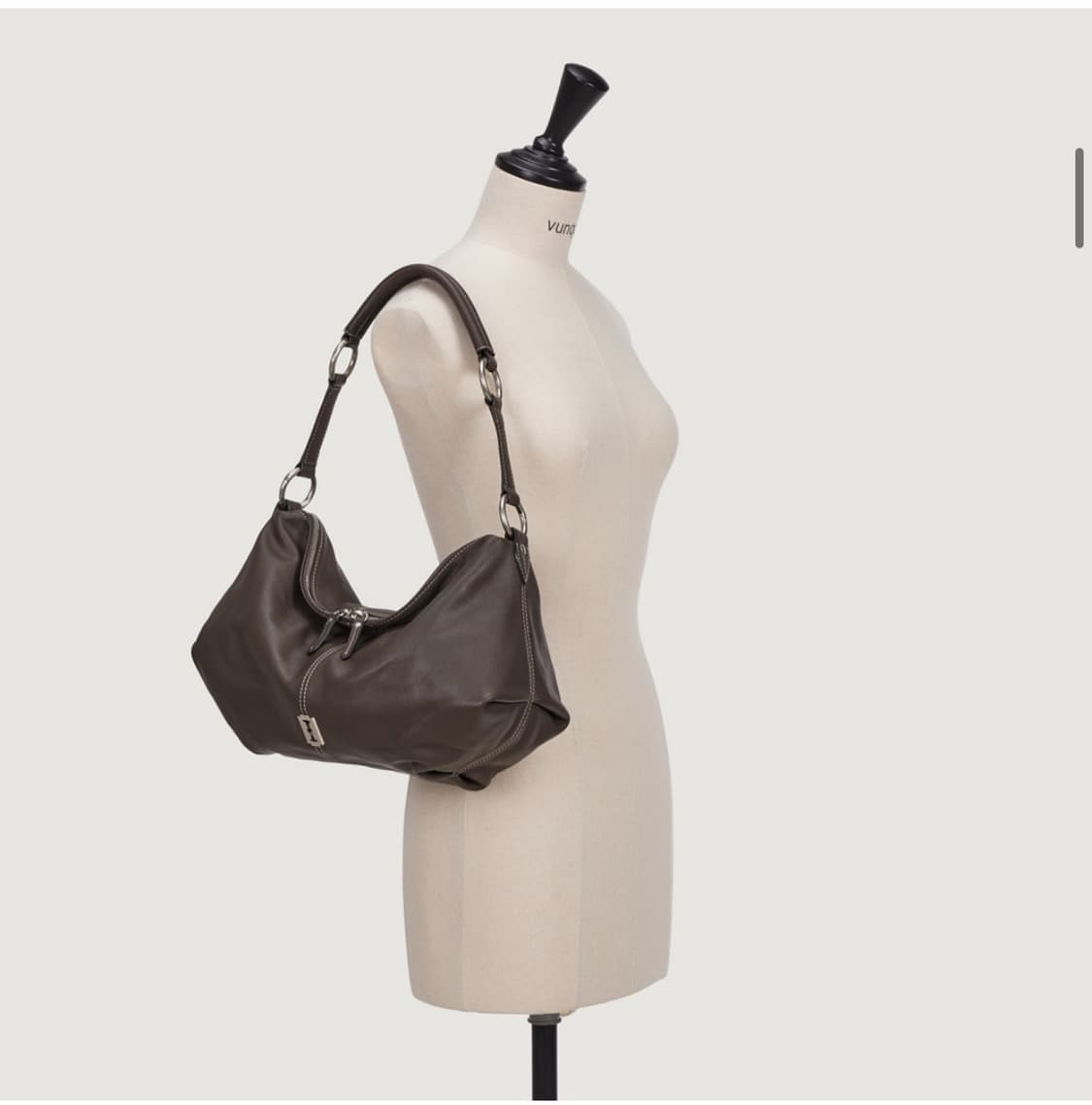분크 [고민시 PICK] Halfmoon Attache Shoulder 상품이미지3