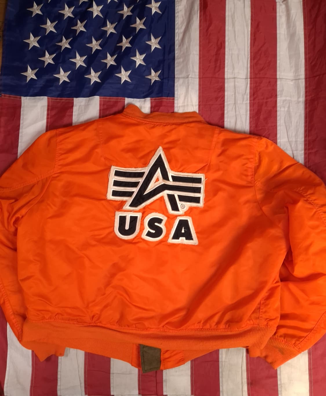 오리지날 90's 미국제조 알파사 MA-1 항공자켓 상품이미지1