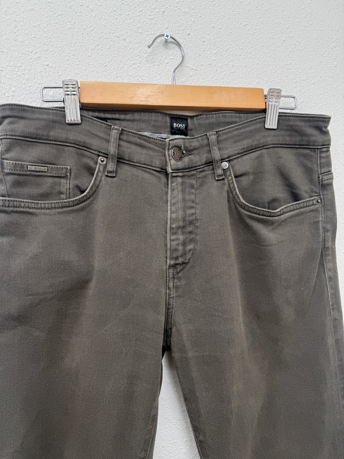 BOSS 히든 워싱 그레이 팬츠 상품이미지2