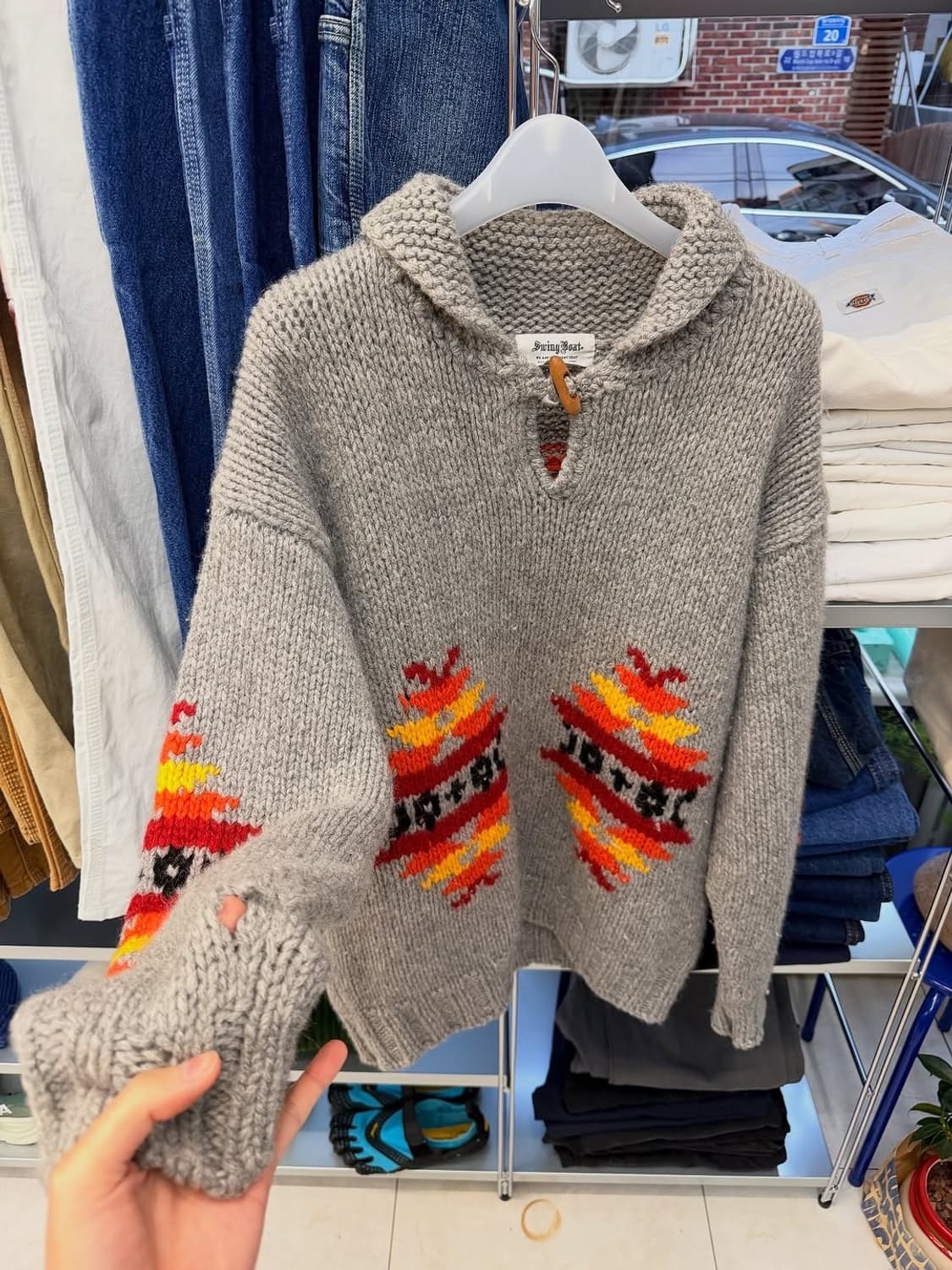 Swing boat navajo sweater  상품이미지3