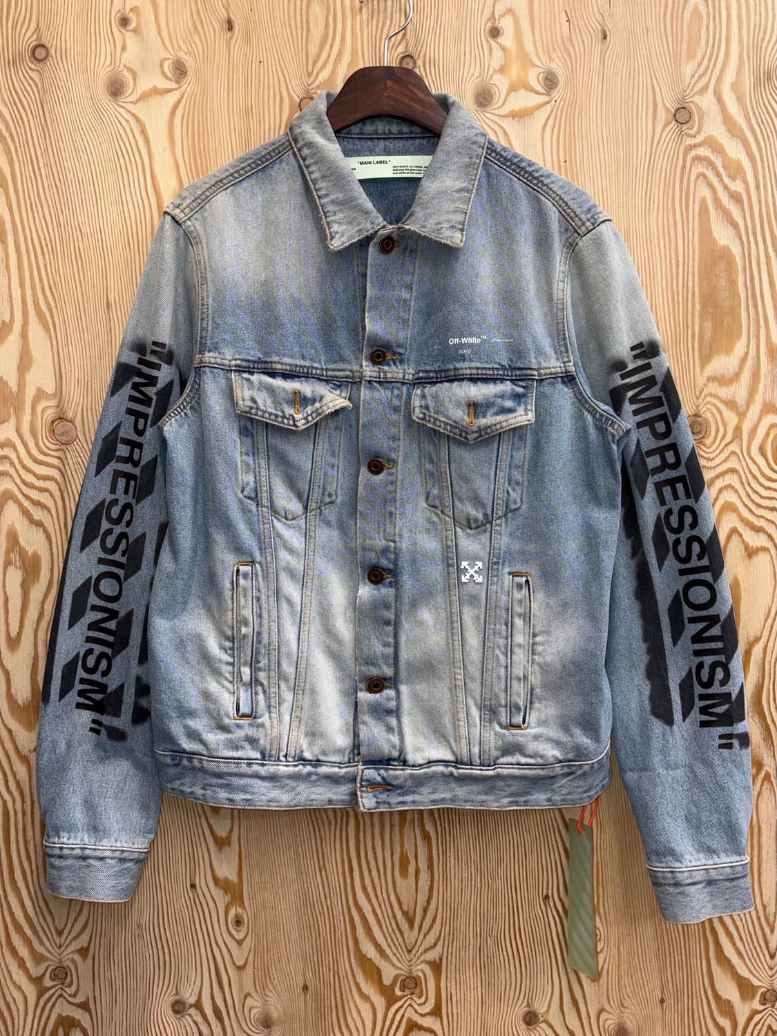 오프화이트 임프레셔니즘 데님 자켓  상품이미지1