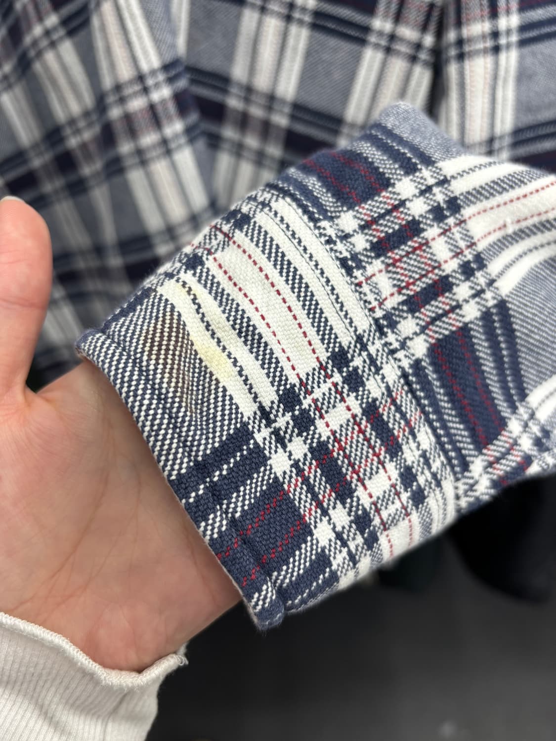 칼하트 체크패턴 셔츠자켓 상품이미지6