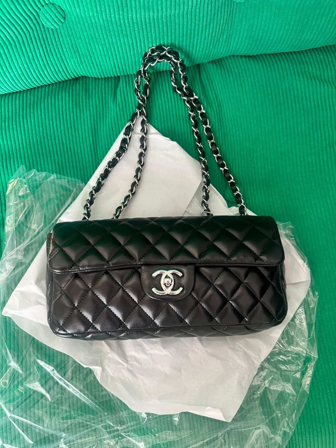 샤넬 바게트백 플랩백 은장 상품이미지3