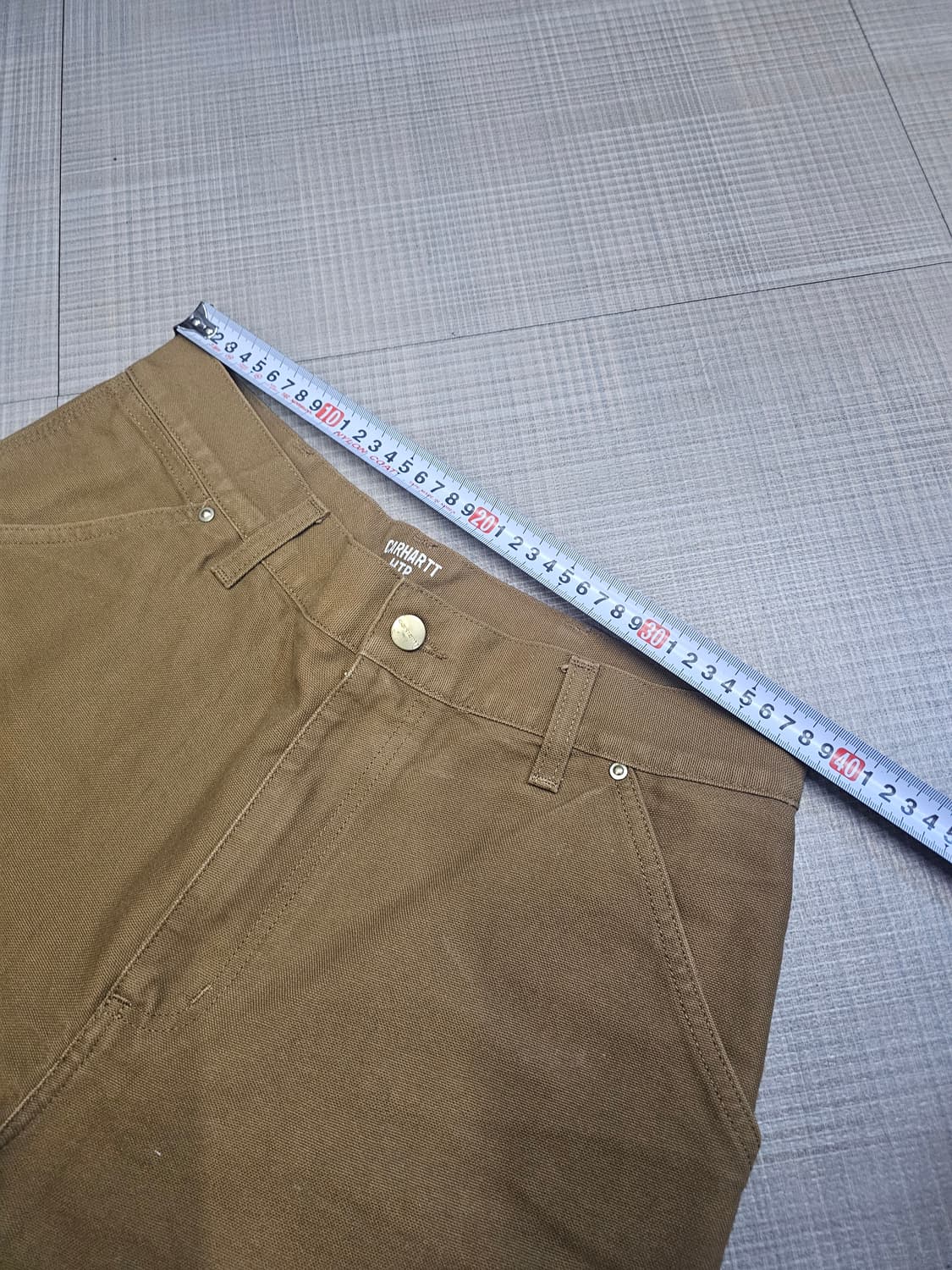 칼하트 워크팬츠 브라운 바지 상품이미지4