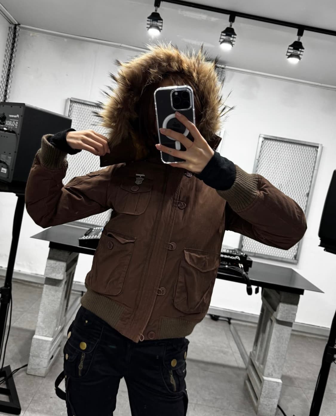 🤎 브라운 퍼 자켓 패딩 🤎 상품이미지2