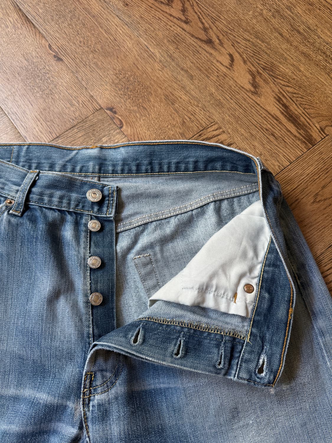 [34]리바이스 유럽 00501-0192 빈티지 리페어 데님 팬츠 상품이미지2
