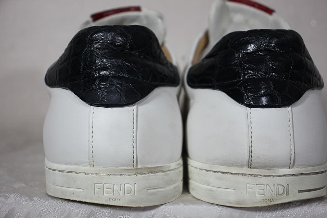 Fendi 팬디 가죽 화이트 스니커즈 10 상품이미지3