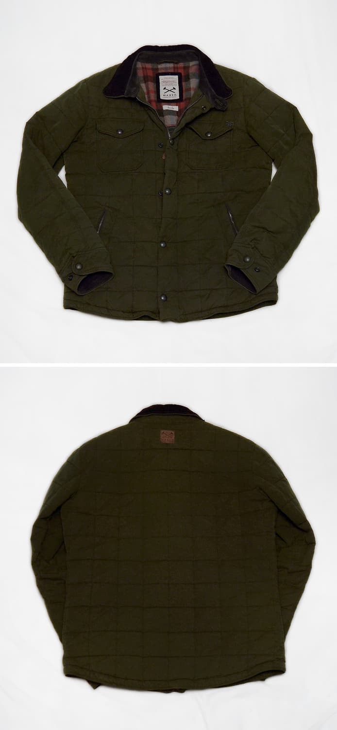 왁시드 바이 시리즈 왁스코튼 퀼팅 패디드 자켓 (M / 100) 상품이미지2