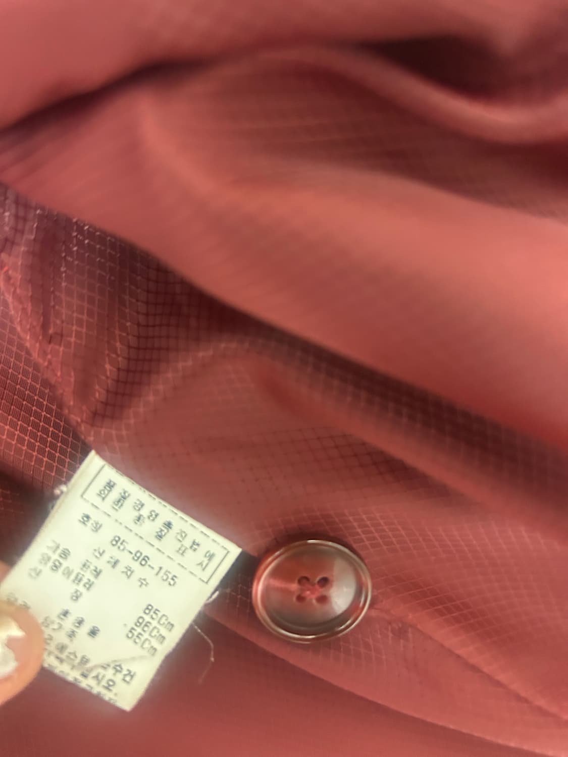 빈티지 파이트클럽 스타일 버건디 양가죽 자켓  상품이미지4