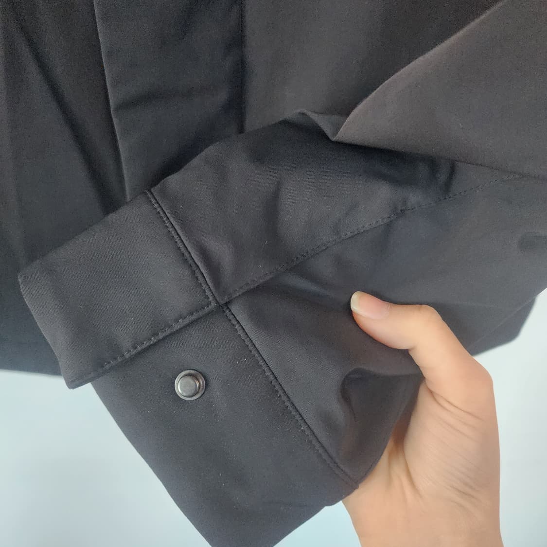 마시모두띠 검정 경량 패딩 자켓 상품이미지4