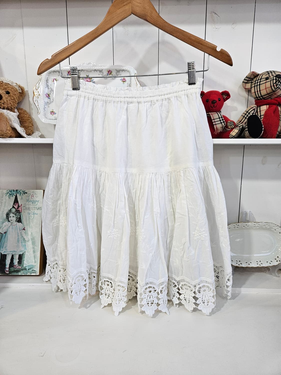 레이스 자수 스커트 상품이미지6