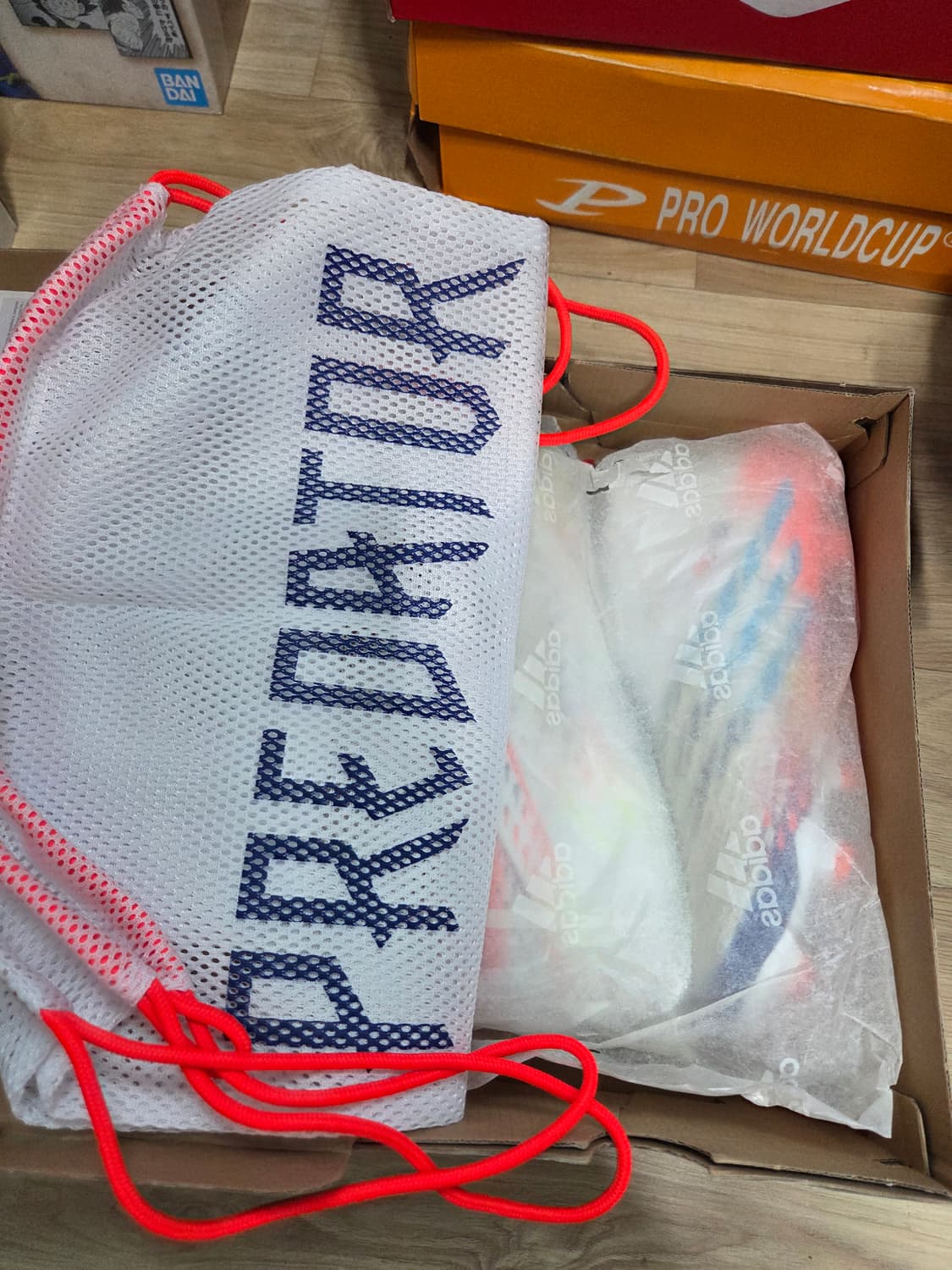 새상품/풀박스) 아디다스 프레데터 엣지+ FG J (240mm)  상품이미지5