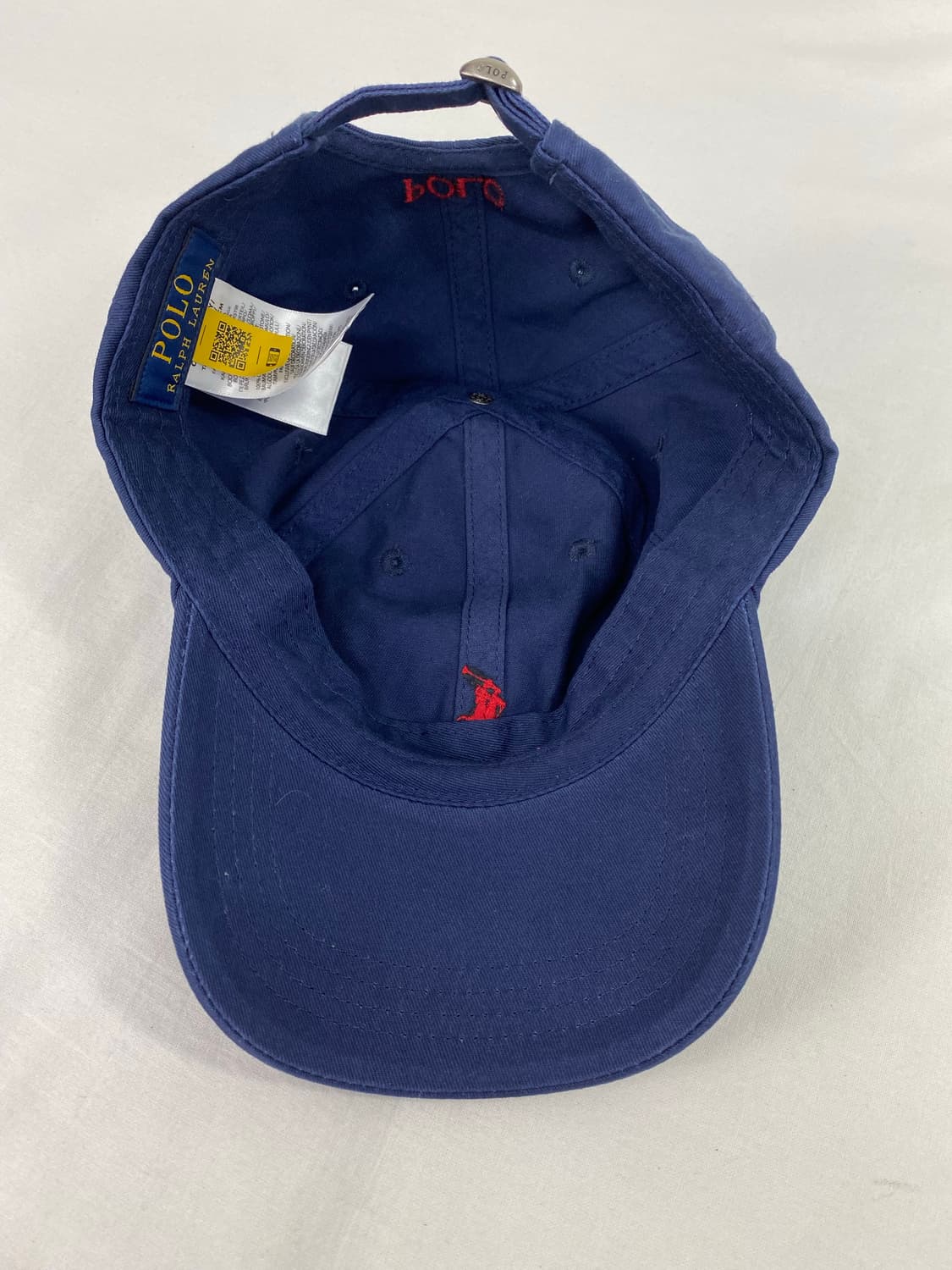폴로 랄프로렌 네이비 레드 포니 볼캡 상품이미지5