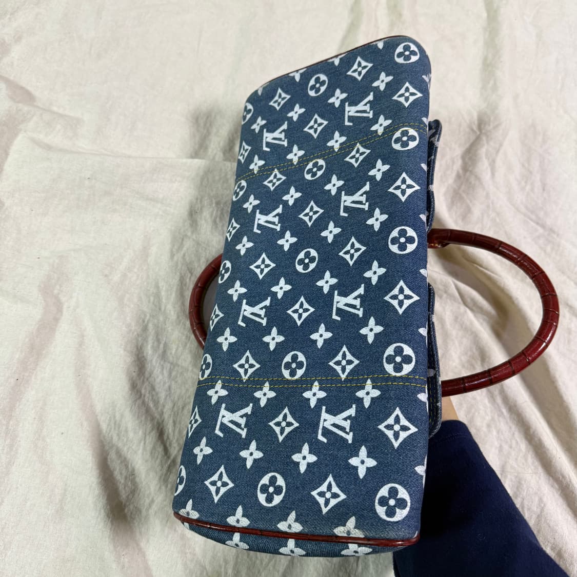 루이비통 빈티지 데님 숄더백  상품이미지5