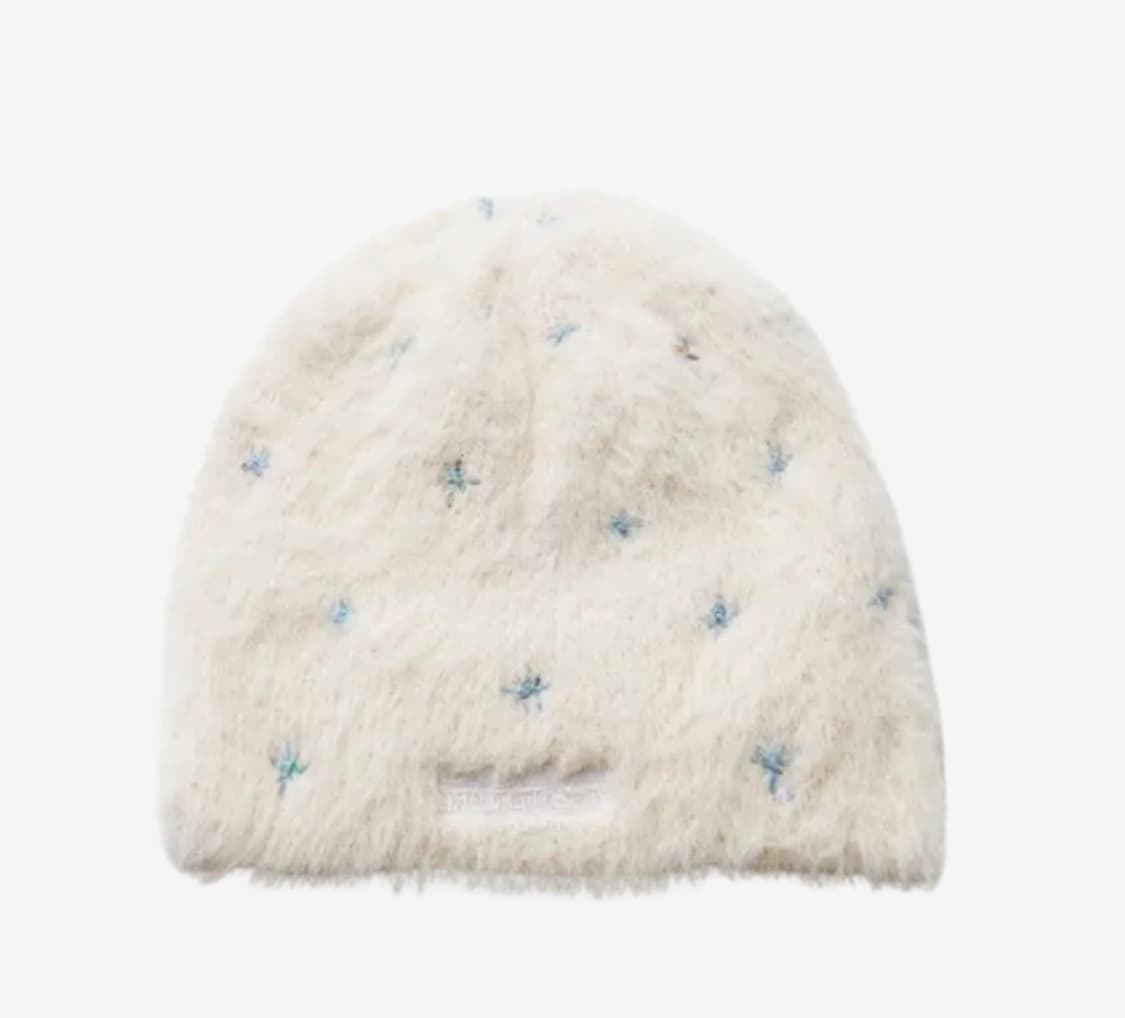 가먼츠팹 알록달록 별천지 손자수 비니 아이보리 상품이미지1