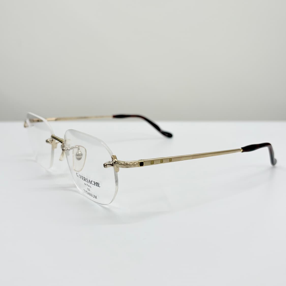 VERSACHE 사각 골드 무테 상품이미지5